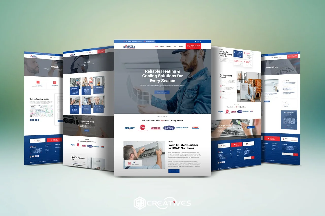 Koirala Heating & Cooling / Web & Digital